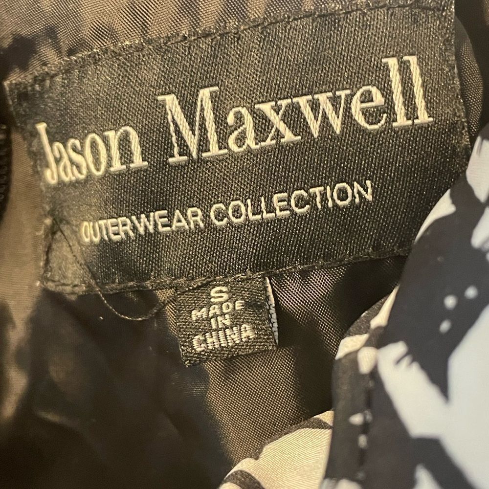 Jason Maxwell Cat Print Puffer Vest S - Picture 6 of 8